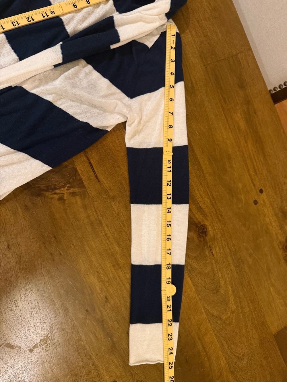 Splendid Navy and White Striped Women's Sweater